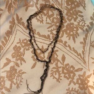 Back and gold choker